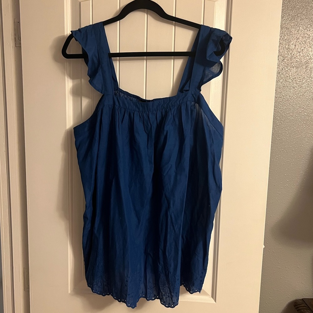 NWT Lane Bryant Blue Tank